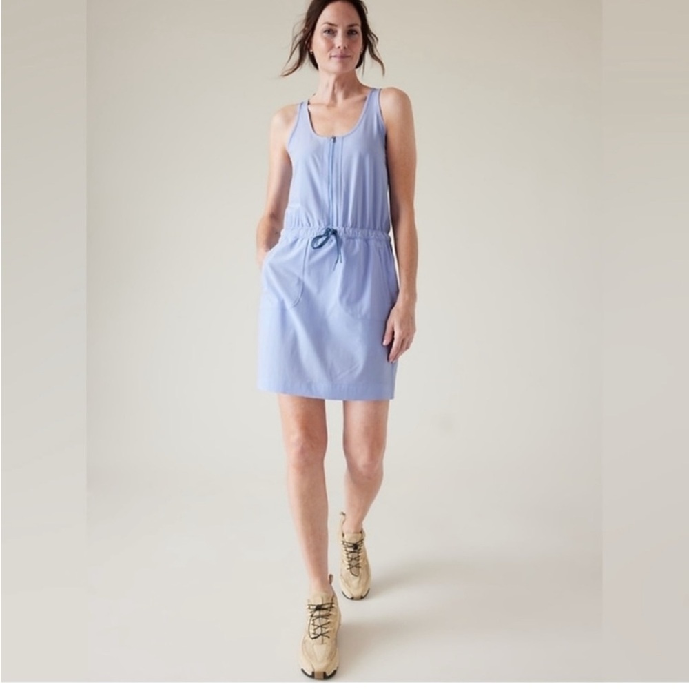 Athleta Expedition Sleeveless Periwinkle Blue Skort Dress - Size 12